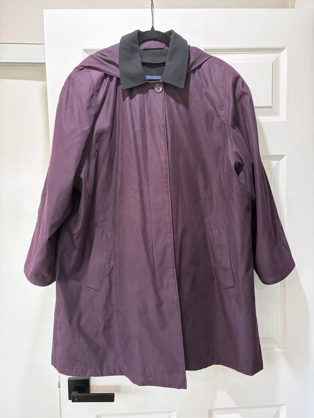 London Fog Purple Trench Coat
